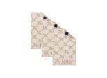 Gästehandtuch JOOP "Gästetuch Classic Frottier 3er Pack", beige (creme cornflower), B:30cm, Obermaterial: 100% Baumwolle CO., Handtücher