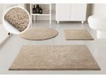 Badematte OTTO HOME "Selenne", beige, H:20mm, Baumwolle, Badematten, Badematte, Badteppich, getuftet, modern, Uni, antirutsch, flauschig, Baumwolle