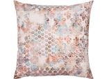 Dekokissen PAD "ARABIGO", bunt (multi, gemustert), B:60cm L:60cm, Mischgewebe, Dekokissen_Sitzkissen_Kissenhüllen, einzigartiges Design, Kissenhülle ohne Füllung, 1 Stück