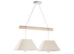Möbelix , Hellbraun, Weiß Hochglanz , Holz, Metall, Textil , Bambus , rund , 24x90x70 cm , EEC , ohne Chemie , Beleuchtung, Innenleuchten, Hängeleuchten, Pendelleuchten