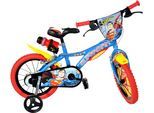Kinderfahrrad DINO BIKES "Superman 14" Kinderfahrrad 3-6 Jahre" Gr. 25, blau, Fahrräder, Kinder, 14 Zoll (35,56cm) hinten: 14 Zoll (35,56cm)