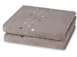 Handtücher ROSS "Stoneline", flanell, B:50cm L:100cm, Frottier, Baumwolle, Handtücher, Handtücher, aus feinster Baumwolle