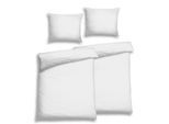 Bettwäsche FLORELLA "UNI weiss AVANCE Seersucker, 100% Baumwolle", weiß, B/L: 140cm x 200cm, 2 Stk., 2 Stk., Seersucker, B/L: 70cm x 90cm, Seersucker, Obermaterial: 100% Baumwolle CO., Bettwäsche, Bettwäsche