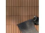 Floordirekt Terrassenfliese WPC Royal, Hellbraun, Holzwerkstoff, 30x30 cm, rutschfest, formstabil, UV-beständig, Gartenzubehör, Terrassenboden & Balkonbodenbelag, Terrassenfliesen