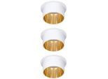 Deckenleuchte Coin Gil in Weiß/Goldfarben max. 6 W Deckenlampe