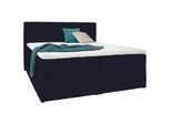 Boxspringbett Simon in Schwarz ca. 160x200cm