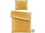 Bettwäsche Bio-Sophia Uni Gelb ca. 140x200cm