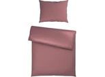 Bettwäsche Xenia Uni Mauve ca. 140x200cm
