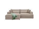 Ecksofa Fabiona links Cappuccino