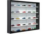 Hängevitrine in Schwarz