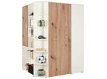 Eckschrank Young Weiß/Eiche Artisan