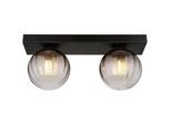 Wandleuchte Dallerta Rauchfarben max. 10 Watt Wandlampe