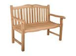Gartenbank Romang ca. 120x92x63 cm Teak