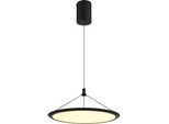 LED-Hängeleuchte Suna Opal/Schwarz max. 30 Watt