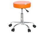 Bürohocker Operator II Orange/Chromfarben