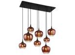 Hängeleuchte Maxy Schwarz/Kupferfarben max. 40 W