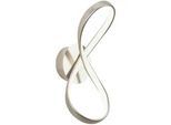 Wandleuchte Infinity Silberfarben max. 12 Watt Wandlampe