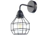 Wandleuchte Spider Schwarz max. 22 Watt Wandlampe