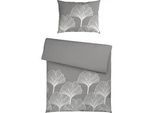 Bettwäsche Noa Grau/Weiß ca. 140x200cm