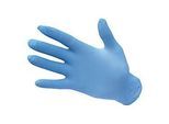 Portwest Einmalhandschuhe A925, ungepudert, strukturierte Oberfläche, Nitrilgummi, XL, blau, Box mit 100 Stück