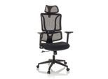 MyBuero Home Office Bürostuhl ERGOMY Stoff / Netzstoff mit Armlehnen (höhenverstellbar)