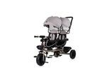Chipolino Zwillingsdreirad Hip Hop, zwei Kinder, bis 40 kg, Sitze 360° drehbar hellbraun