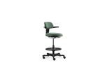 hjh OFFICE Arbeitsstuhl TOP WORK 40 Stoff mit Armlehnen