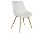 Stuhl Lou Beige/Eichefarben