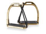 Equinate Sicherheitssteigbügel Belfast gold 12 cm