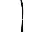 Gartendusche UBBINK "SOLARIS PLUS", schwarz, B:16cm H:208cm L:16cm, Polyvinylchlorid (PVC), Outdoorduschen, Gartendusche, mit Direktanschluss für Gartenschlauch