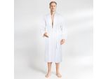 Herrenbademantel HAMMETEX "hergestellt aus 100% Baumwolle – 380 g/m² Frottee, mit Taschen" Gr. XL, weiß, XL, Baumwolle, Hausmäntel, Herrenbademantel, saugfähig & Weich
