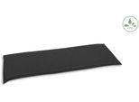 Bankauflage GO-DE, grau (anthrazit), B:48cm H:115cm, Bezug: 100% Polyester, Polsterauflagen, Bankauflage, 2 Sitzer, wasserabweisend