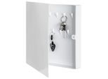 Schlüsselkasten, Weiß, Metall, 30x30x4 cm, Garderobe, Schlüsselboards & -kästen