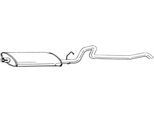 BOSAL Endschalldämpfer 287183 für JEEP