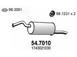 ASSO Endschalldämpfer 547010 für TOYOTA