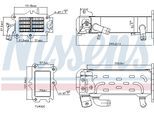 NISSENS Kühler, Abgasrückführung 989447 für Mercedes