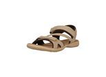 Sandale WHISTLER "Zamora", Damen, Gr. 37, beige (karamell), Lederimitat, Schuhe Sandale, atmungsaktiv
