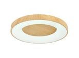 LED-Deckenleuchte Luzia in Weiss/Eichefarben Deckenlampe