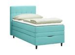 Boxspringbett Miami in Türkis ca. 90x200cm