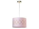 Hängeleuchte Rosita Pink/Gold max. 22 Watt
