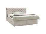 Boxspringbett Belano Beige ca. 200x200cm
