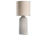Möbelix , Creme , Keramik , 45 cm , mit Schalter , Beleuchtung, Innenleuchten, Tischlampen, Tischlampen