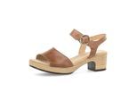 Plateausandaletten GABOR "Plateau Sandale", Damen, Gr. 38, braun, Schuhe