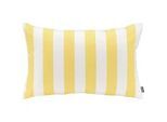 Dekokissen H.O.C.K. "Classic Streifen Outdoor", gelb (gelb, gestreift), B:40cm H:10cm L:60cm, Polyacryl (dralon), Dekokissen_Sitzkissen_Kissenhüllen, Kissenhülle mit Füllung, 1 Stück