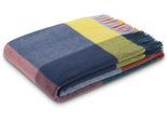 Wohndecke BIEDERLACK "Plaid Vibrant Square", bunt, B:150cm L:200cm, Baumwolle, Polyacryl, Polyester, Wohndecken, Wohndecke, im sommerlichen Karodessin