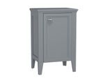 VitrA Valarte Halbhochschrank 62250 53,5 x 39,5 x 83 cm, rechts. bodenstehend, Korpus grau matt