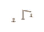 VitrA Origin Waschtisch-Zweigriffarmatur A4258334 Ausladung 127mm, ohne Ablaufgarnitur, Dreilochmontage, Nickel gebürstet