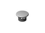 VitrA Push-Open-Ventil 6398L483-7205 mit Ventildeckel Keramik, schwarz matt VC