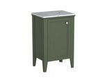 VitrA Valarte Halbhochschrank 65810 53,5x39,5x83cm, links. bodenstehend, Korpus Vintage grün, lackiert