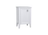 VitrA Valarte Halbhochschrank 62246 53,5 x 39,5 x 83 cm, links. bodenstehend, Korpus weiß matt
